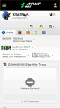 Mobile Screenshot of kilotrays.deviantart.com