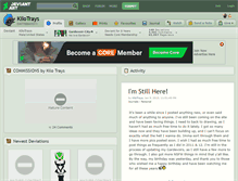 Tablet Screenshot of kilotrays.deviantart.com