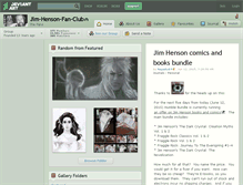 Tablet Screenshot of jim-henson-fan-club.deviantart.com