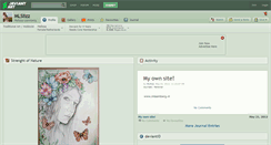 Desktop Screenshot of mlslizz.deviantart.com