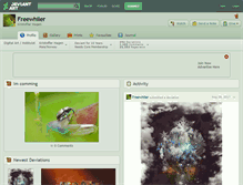 Tablet Screenshot of freewhiler.deviantart.com