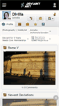 Mobile Screenshot of divilia.deviantart.com