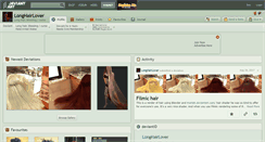 Desktop Screenshot of longhairlover.deviantart.com