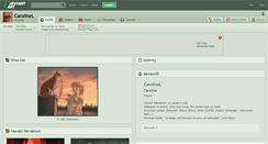 Desktop Screenshot of carolinel.deviantart.com