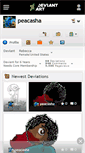 Mobile Screenshot of peacasha.deviantart.com