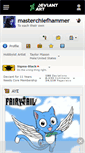 Mobile Screenshot of masterchiefhammer.deviantart.com