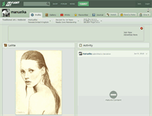 Tablet Screenshot of manuelka.deviantart.com