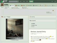 Tablet Screenshot of oradea.deviantart.com