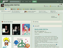 Tablet Screenshot of manga-anime-yaoi-fan.deviantart.com