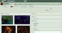 Desktop Screenshot of kentuckybo.deviantart.com