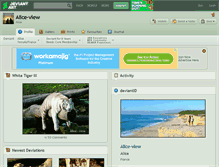 Tablet Screenshot of alice-view.deviantart.com