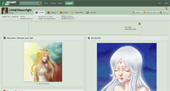 Desktop Screenshot of childofmoonlight.deviantart.com