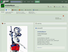 Tablet Screenshot of orestesdiacon.deviantart.com