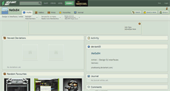 Desktop Screenshot of ne0x84.deviantart.com
