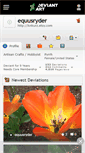Mobile Screenshot of equusryder.deviantart.com