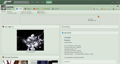 Desktop Screenshot of current.deviantart.com