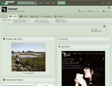Tablet Screenshot of kalooeh.deviantart.com