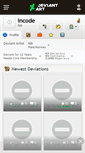 Mobile Screenshot of incode.deviantart.com