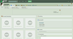 Desktop Screenshot of ironmate.deviantart.com