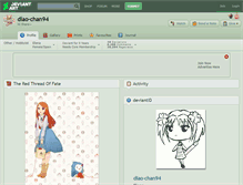 Tablet Screenshot of diao-chan94.deviantart.com