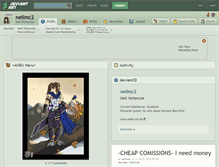 Tablet Screenshot of neilmc2.deviantart.com