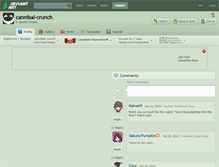 Tablet Screenshot of cannibal-crunch.deviantart.com