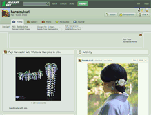 Tablet Screenshot of hanatsukuri.deviantart.com