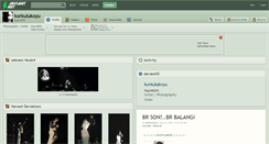 Desktop Screenshot of korkulukoyu.deviantart.com