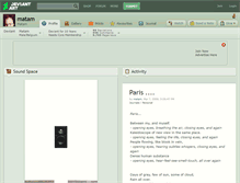 Tablet Screenshot of matam.deviantart.com