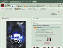 Tablet Screenshot of omnigfx.deviantart.com