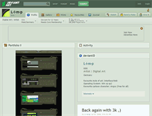 Tablet Screenshot of l-i-m-p.deviantart.com