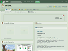Tablet Screenshot of ina-faye.deviantart.com
