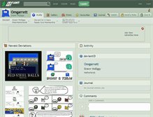 Tablet Screenshot of omgarrett.deviantart.com