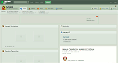 Desktop Screenshot of jynxplz.deviantart.com