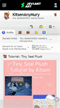 Mobile Screenshot of kitsenanymury.deviantart.com