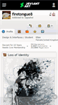 Mobile Screenshot of firetongue8.deviantart.com