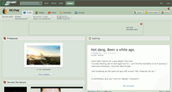 Desktop Screenshot of mcchaz.deviantart.com
