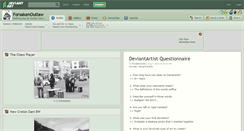 Desktop Screenshot of forsakenoutlaw.deviantart.com