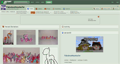 Desktop Screenshot of fabulousmoustache.deviantart.com
