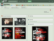 Tablet Screenshot of fahmikaze.deviantart.com