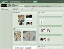 Tablet Screenshot of fable-ii-fans.deviantart.com