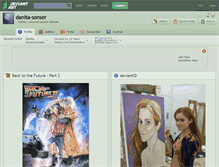 Tablet Screenshot of danita-sonser.deviantart.com
