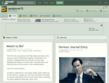 Tablet Screenshot of candylover75.deviantart.com