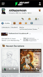 Mobile Screenshot of akikazemoon.deviantart.com