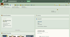Desktop Screenshot of odinclub.deviantart.com