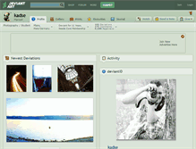 Tablet Screenshot of kadse.deviantart.com