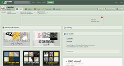 Desktop Screenshot of camiiki.deviantart.com