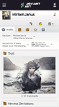Mobile Screenshot of miriamjanus.deviantart.com