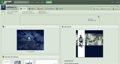 Desktop Screenshot of carbono14.deviantart.com