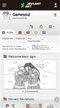 Mobile Screenshot of gamesoul.deviantart.com